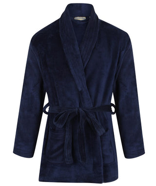 Stitch Detail Coral Fleece 28" Bedjacket WR6831