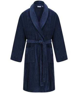 Towelling Velour 48" Shawl Collar Wrap WR66831