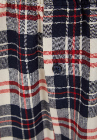 Checked Brushed Woven Tailored Pyjama Set WR88821