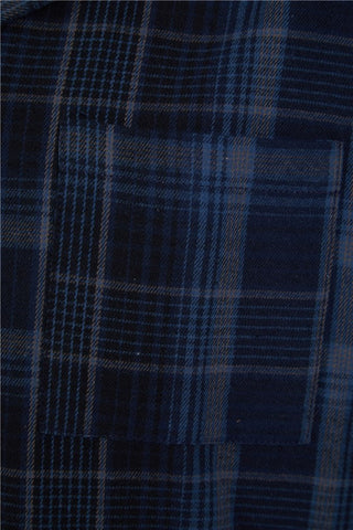 Checked Brushed Woven Tailored Pyjama Set WR88821