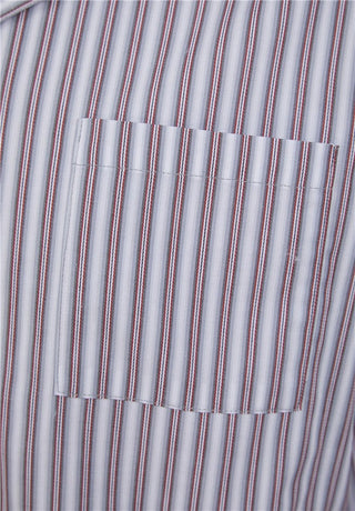 Woven Stripe 42" Button Through Nightshirt WR88825
