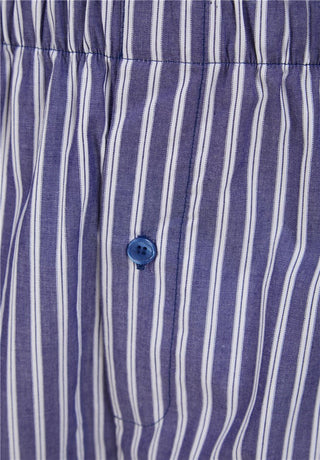 Woven Stripe Button Through Tailored Pyjama Set WR88826