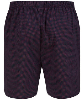 Diamond Geo Print Tailored with Shorts Woven Pyjama WR88834