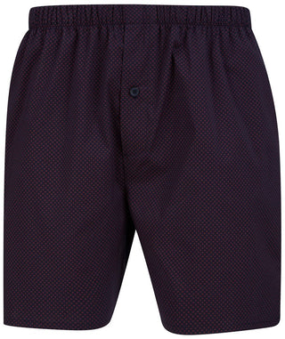 Diamond Geo Print Tailored with Shorts Woven Pyjama WR88834