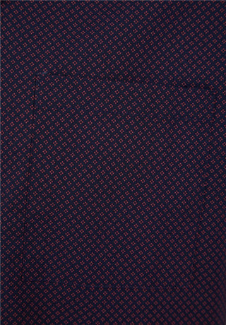 Diamond Geo Print Tailored with Shorts Woven Pyjama WR88834