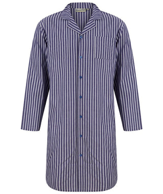 Woven Stripe 42" Button Through Nightshirt WR88825