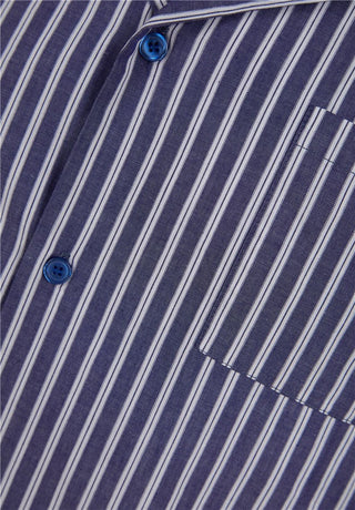 Woven Stripe 42" Button Through Nightshirt WR88825