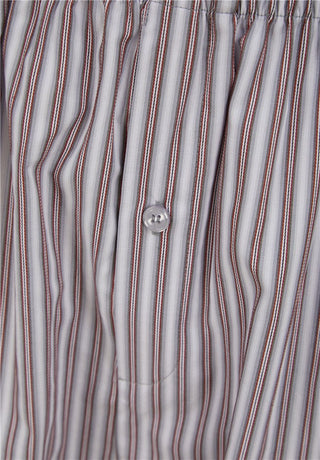 Woven Stripe Button Through Tailored Pyjama Set WR88826