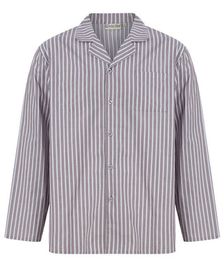 Woven Stripe Button Through Tailored Pyjama Set WR88826