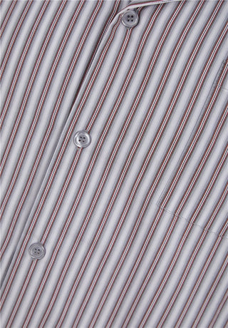 Woven Stripe Button Through Tailored Pyjama Set WR88826