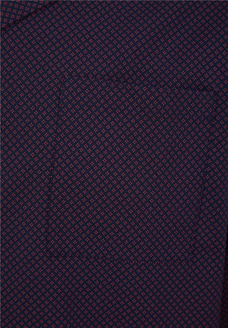 Diamond Geo Print 45" Button Through Woven Nightshirt WR88831