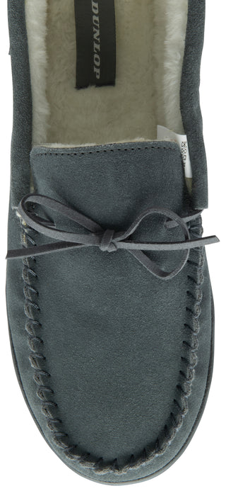 Dunlop Leather Moccasin Slipper - Joshua