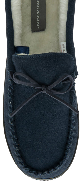 Dunlop Leather Moccasin Slipper - Joshua