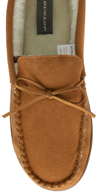 Dunlop Leather Moccasin Slipper - Joshua