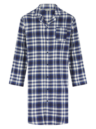 Brushed Check Print 42" Woven Nightshirt WR04810
