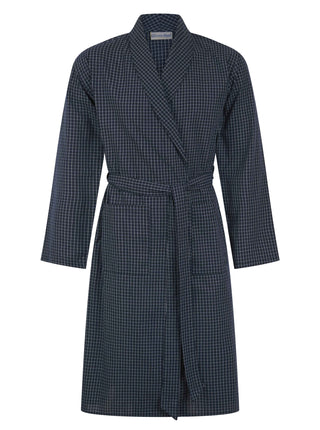 Yarn Dyed Woven Check Shawl Collar Wrap WR1812