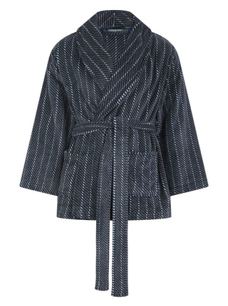 Stripe Flannel Fleece 32" Bedjacket WR1830
